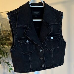 Liverpool Charcoal Denim Vest